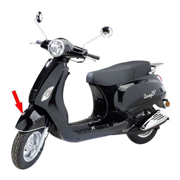 Kotflügel vorne schwarz glänzend BTC Riva, GTS toscana, china LX/napoli, vx50