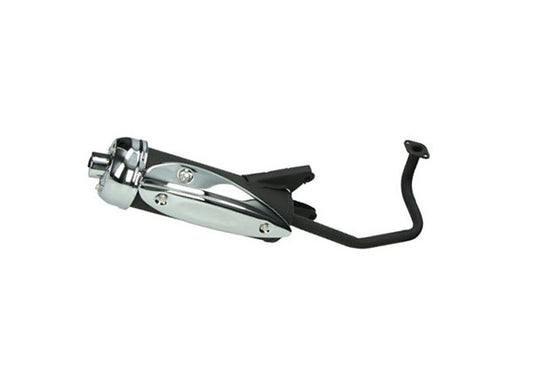 Auspuff 10 Zoll agm VX50, BTC Riva, GTS toscana, China-Roller 4t, GY6-Roller