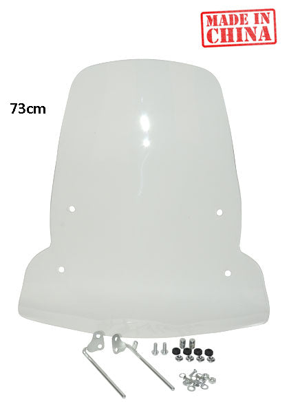 Windschutzscheibe DMP mit Montageset hoch 73cm farblos mio – Vespa GTS