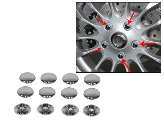 Dekorative Kappe DMP Hexagon Bolzen alle (Vespa) m8 Chrom 12Stück Primavera, Sprint