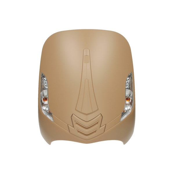 Beinschild + Blinker neuer Stil Cappuccino gefrostet BTC Riva, GTS toscana, La Souris Sourini, vx50