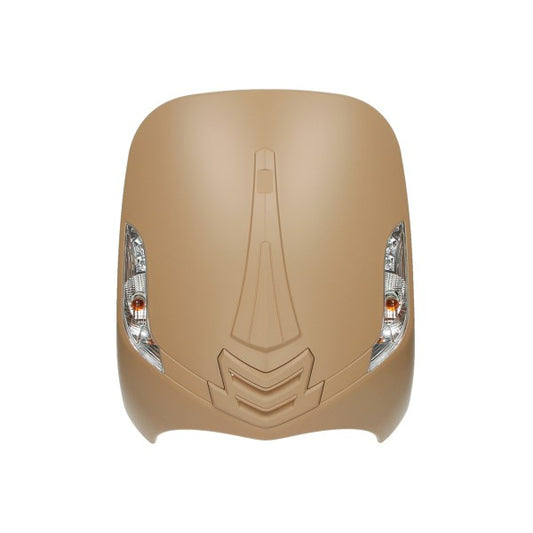 Beinschild + Blinker neuer Stil Cappuccino gefrostet BTC Riva, GTS toscana, La Souris Sourini, vx50