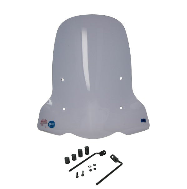 Windschutzscheibe Regia mit Montageset hoch hergestellt in der EU smoked E2 – Vespa GTS