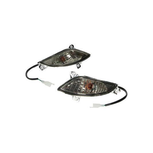 Blinker Set E-Prüfzeichen für leicht getönt agm VX50, agm VX50s, GTS toscana, riva