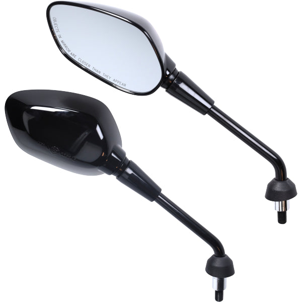 Spiegel Set E-Zulassung Originalausführung Euro-5 (2024) schwarz glänzend GTS 125cc, GTS 300, GTS 310