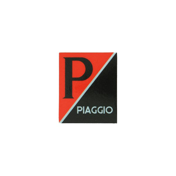Aufkleber Logo Frontscheibe schwarz/rot LX, Piaggio, Primavera, Sprint