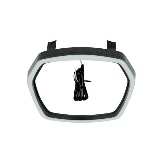 Scheinwerferzierring DMP LED Rauch/Matte Carbon Sprint