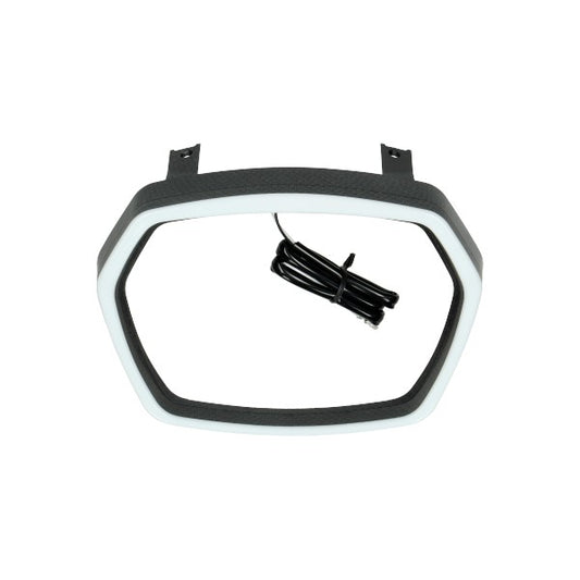 Scheinwerferzierring DMP LED Rauch/Kohleglanz Sprint