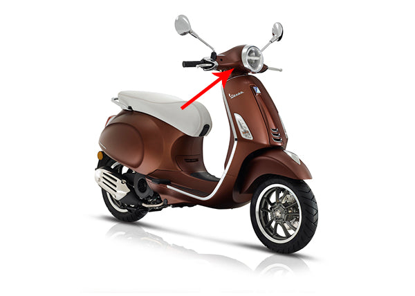 Lenkerverkleidung Piaggio Original unten Matt braun 139/a Primavera 1b005469000ml