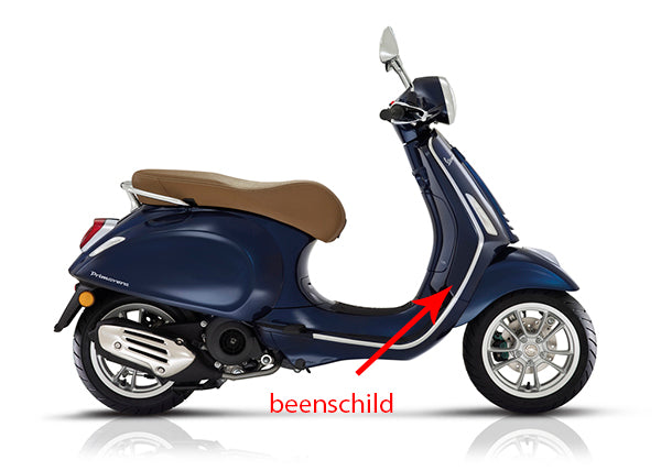 Beinschild Piaggio Original blau mit 289/a Primavera 1b003620000dk