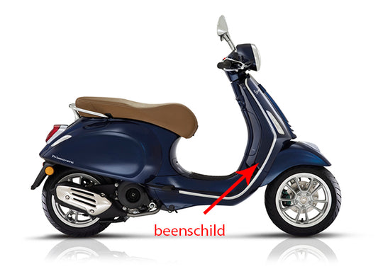 Beinschild Piaggio Original blau mit 289/a Primavera 1b003620000dk