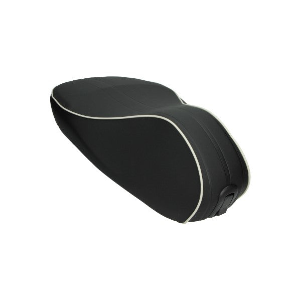Sitzbank Piaggio Original komplett euro-4/5 Racing-Sixties-Edition schwarz weiß Sprint 1b007777