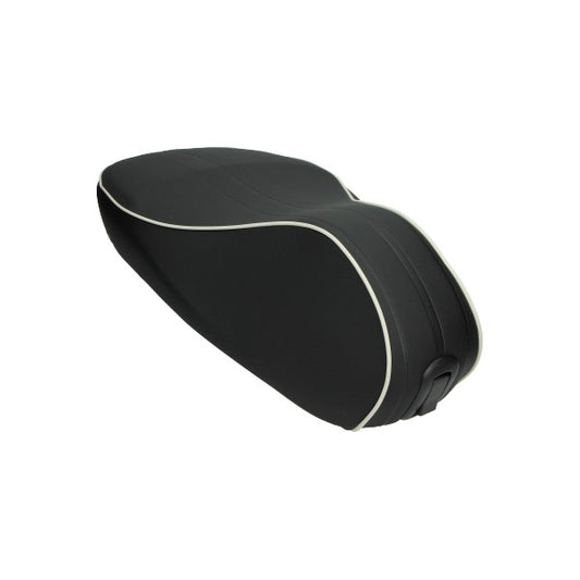 Sitzbank Piaggio Original komplett euro-4/5 Racing-Sixties-Edition schwarz weiß Sprint 1b007777
