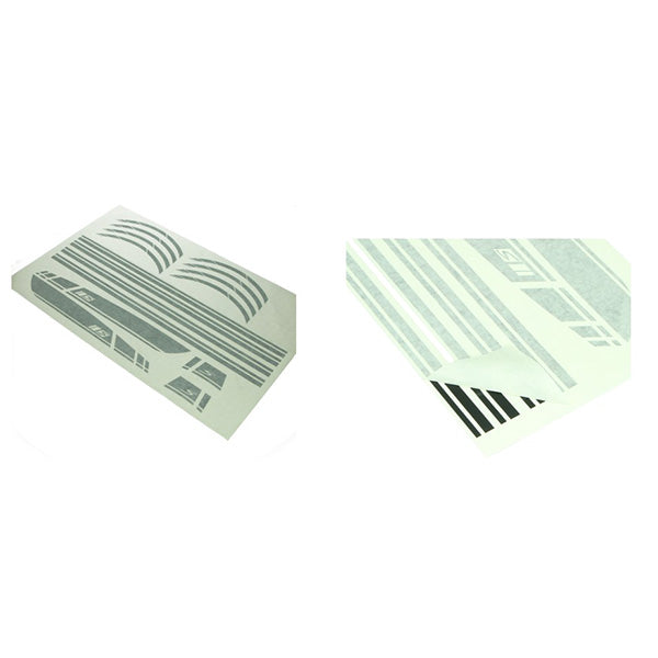 Aufkleber-Set Sport euro-2/4/5 AMG schwarz matt 16-teilig Primavera, Sprint