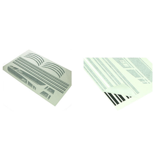 Aufkleber-Set Sport euro-2/4/5 AMG schwarz matt 16-teilig Primavera, Sprint