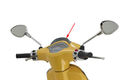 Spoiler Piaggio Original Tachoverkleidung matt aschgrau 121 Sprint 1b005482