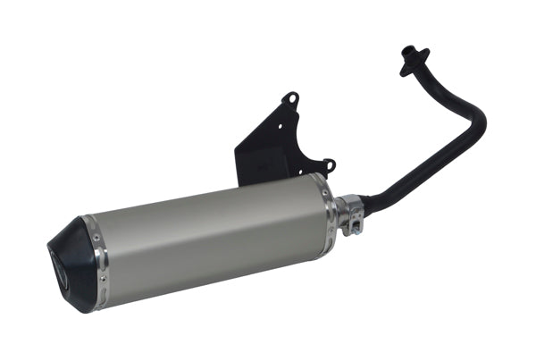 Auspuff Jamarcol oval (hergestellt in der EU) (Akrapovic Modell) euro-2 alu/schwarz LX 4t, Primavera, Sprint, Vespa S 4t-2v