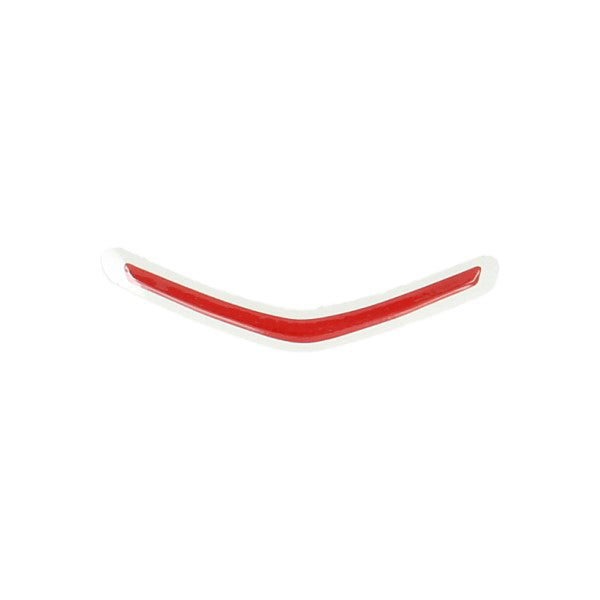 Zierleiste Piaggio Original Frontscheibe Mitte Euro-2/4 unten rot Sprint 1b001497