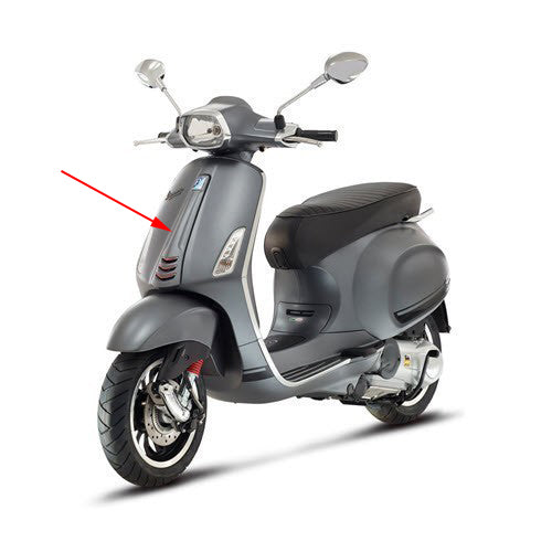 Beinschild Piaggio Original Mitte Titangrau 742/B Sprint 1b000203000ez