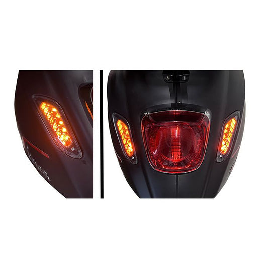 Getöntes DMP LED-Rückblinker-Set für Vespa Primavera und Sprint 50
