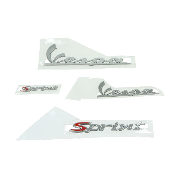 Emblemsatz Vespa Vespa Chrom 4-teilig Sprint