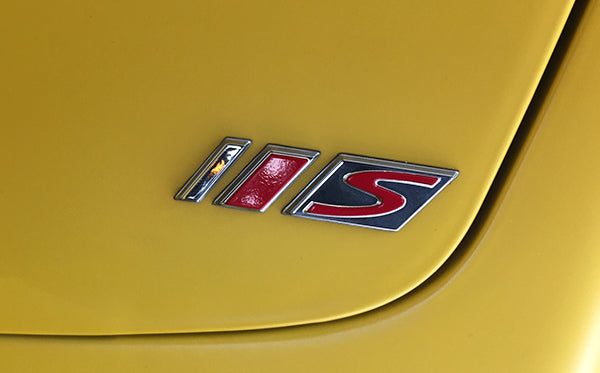 Emblem Piaggio Original Beinschild Abdeckung Schriftzug [S] (S) rot GTS 125cc, GTS 300, Sprint 50/125/150 2h001928