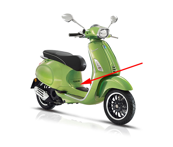 Ventil Piaggio Original Inspektionsklappe Beinschild Grün metallic 341/a Sprint 67361900vu