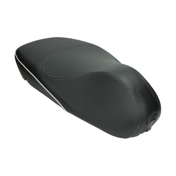 Sitzbank Piaggio Original komplett Euro-2/4 Euro-2/4 schwarz weiß Primavera, Sprint 1b004421