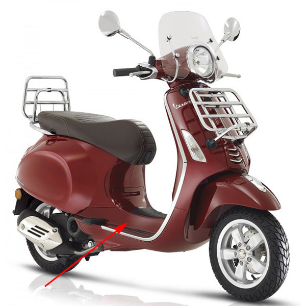 Trittbrett Piaggio Original Rot vignola 880/a Primavera touring 67361200yr5