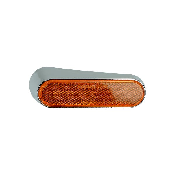 Reflektor Piaggio Original + Halter orange hinten links Chrom Beverly, GTS, GTV, LXV, Vespa LX 584083