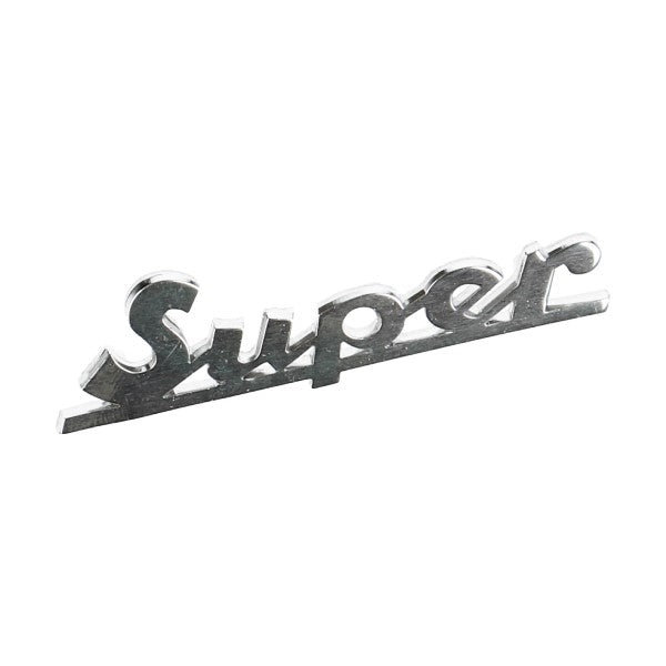 Emblem Schriftzug [super] 7,5 cm Aluminium GTS, Vespa