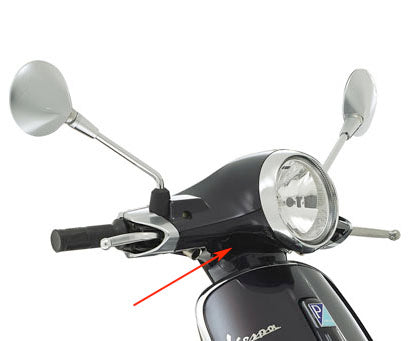 Lenkerverkleidung Piaggio Original unten Schwarz vulcano 98/a Primavera 1b005469000xn2