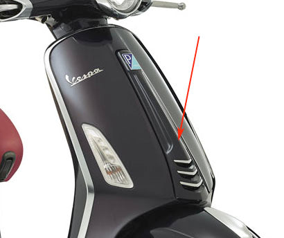 Beinschild Piaggio Original Mitte Schwarz vulcano 98/a Primavera 1b000203000xn2