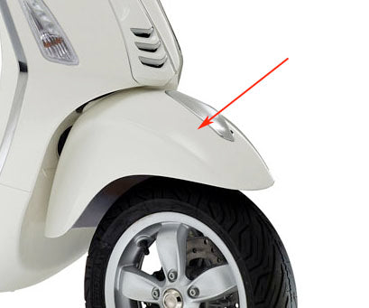 Kotflügel vorne Piaggio Original Weiß montebianco 544 Primavera 1b000947500br