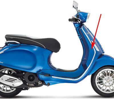 Beinschild Piaggio Original Blau azurblau 261/a Sprint 1b003620500dq