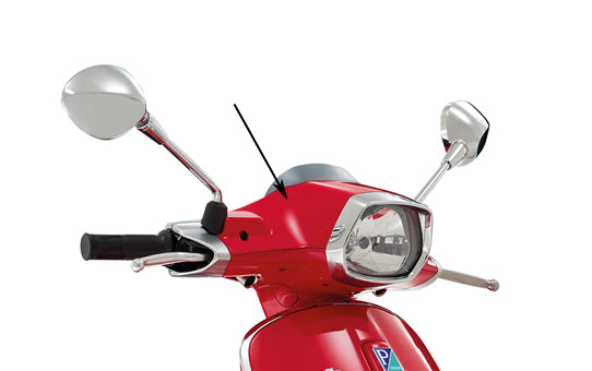 Lenkerverkleidung Piaggio Original oben Rot dragon 894 Sprint 1b000071000r7