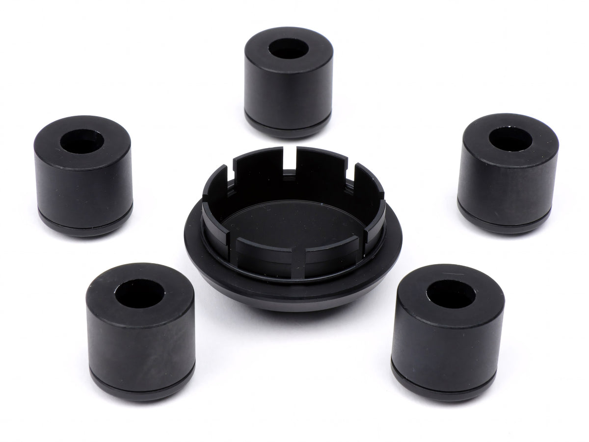 Abdeckkappen-Set Radmutter / Felge Ø 35mm Moto Nostra CNC, für Vespa ET2, ET4, GT, GTL, GTS, GTV, LX, LXV, S, Gilera Fuoco, Piaggio Fly, Hexagon, Liberty, MP3, Sfera RST, Zip FR, Zip II, Zip SP