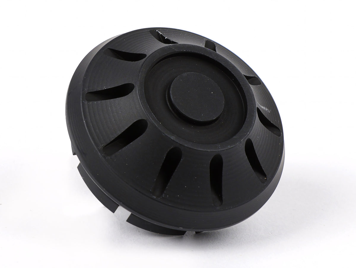 Abdeckkappe Radmutter / Felge Ø 35mm Moto Nostra CNC, für Vespa PX (-1984 hinten), Rally, Sprint, TS, GT, GTR, GS160, SS180, V50 Special (V5B ab Bj. 1972), V50N, SS50-90, PV125, ET3, für Vespa ET2, ET4, GT, GTL, GTS, GTV, LX, LXV, S, Gilera