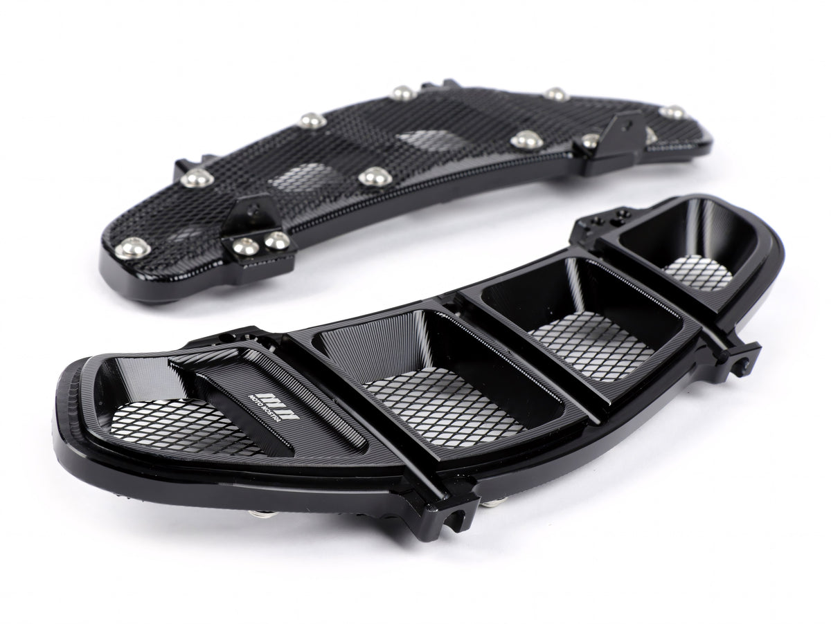 Gepäckfachgitter / Lüftungsgitter Set Moto Nostra CNC, für Vespa GT 250, GT L 125, GT L 200, GTS 125-300, GTS Super 125-300, GTS Super Sport 125-300, GTV 125-300