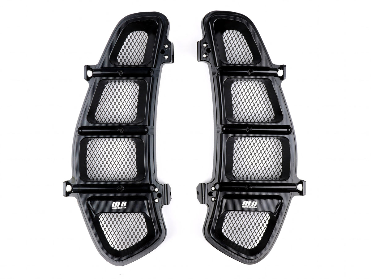 Gepäckfachgitter / Lüftungsgitter Set Moto Nostra CNC, für Vespa GT 250, GT L 125, GT L 200, GTS 125-300, GTS Super 125-300, GTS Super Sport 125-300, GTV 125-300