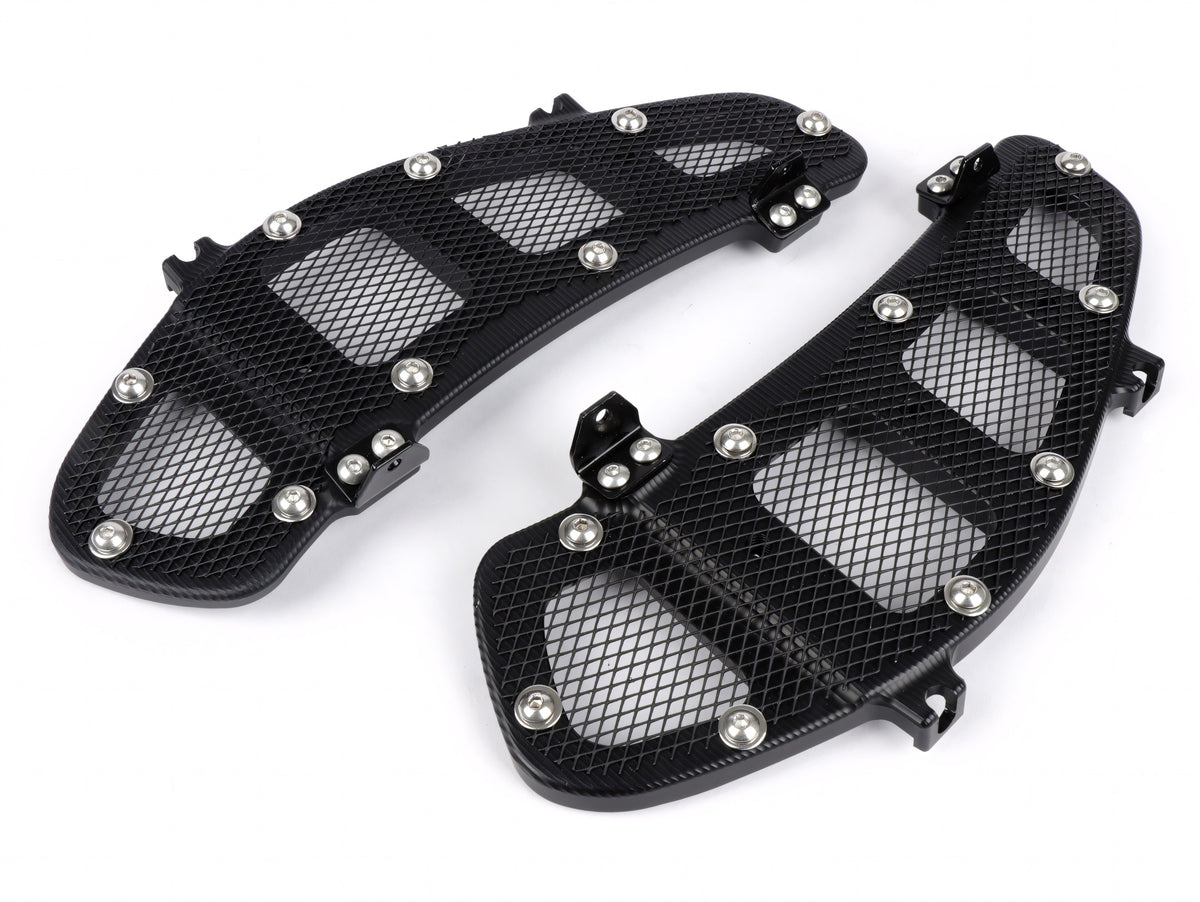 Gepäckfachgitter / Lüftungsgitter Set Moto Nostra CNC, für Vespa GT 250, GT L 125, GT L 200, GTS 125-300, GTS Super 125-300, GTS Super Sport 125-300, GTV 125-300