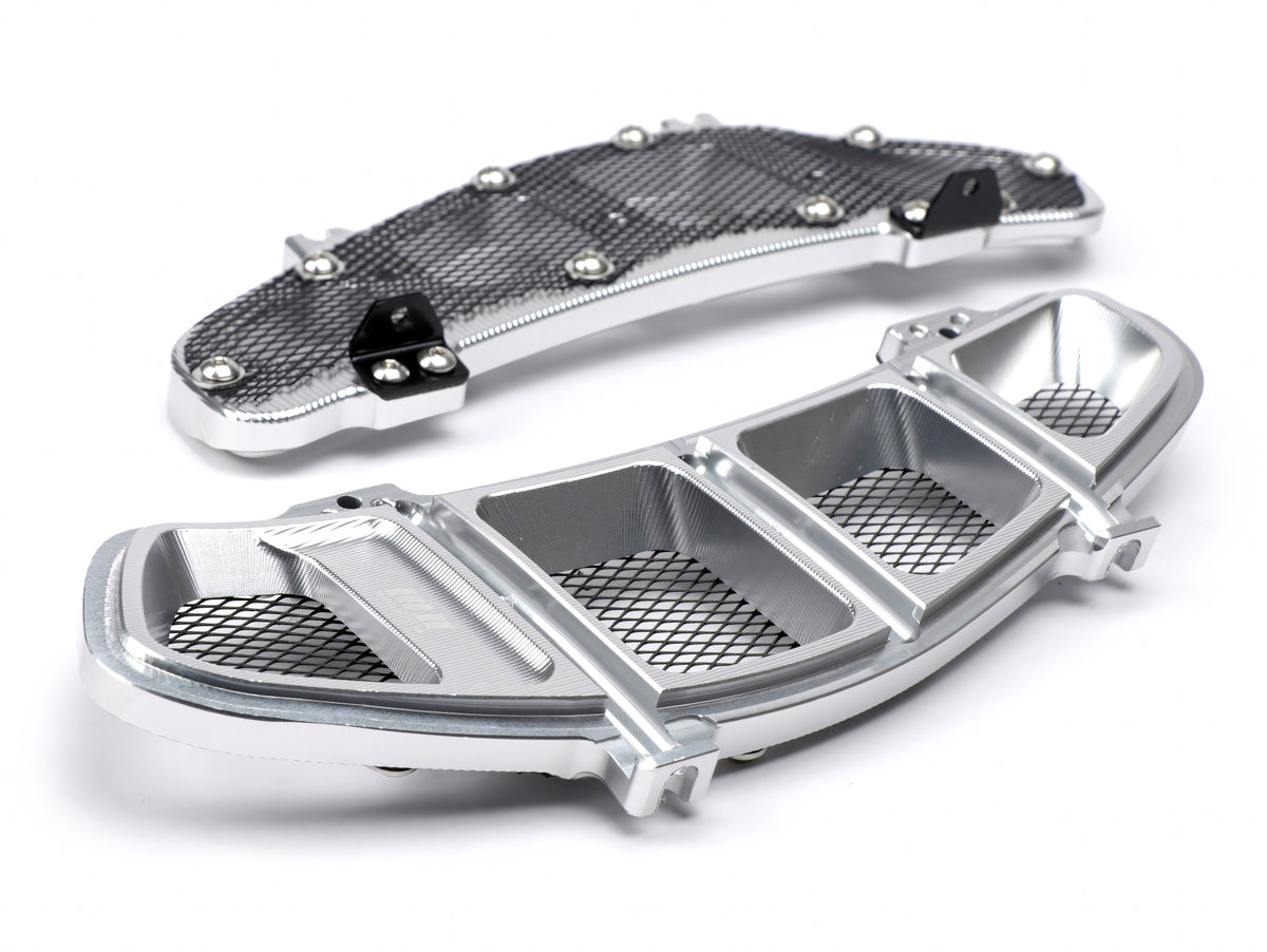 Gepäckfachgitter / Lüftungsgitter Set Moto Nostra CNC, für Vespa GT 250, GT L 125, GT L 200, GTS 125-300, GTS Super 125-300, GTS Super Sport 125-300, GTV 125-300