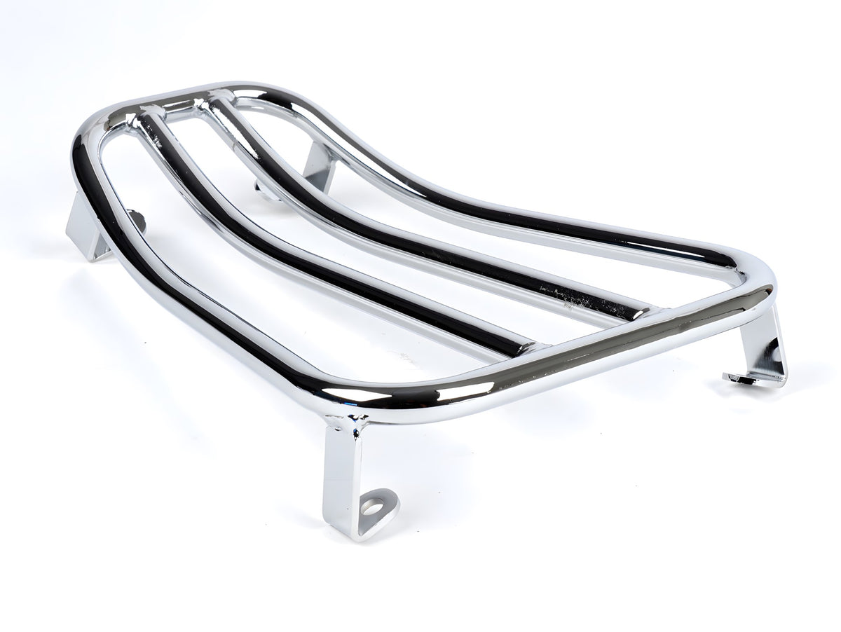 Gepäckträger Durchstieg Moto Nostra V2,0, Chrom für Vespa GTS 125-300, GTV, GTL, GT
