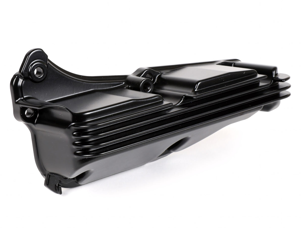 Ölwanne Moto Nostra schwarz seidenmatt für Vespa GTS HPE 300 / GTS Super 125 / GTS Super HPE 300 / GTS Super Sport 125 / GTV HPE 300 / Aprilia SR Max 125 / Gilera Nexus 125 / Piaggio Beverly 125 / 300 / MP3 125 / 300 / MP3 HPE 300