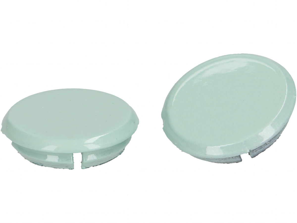 Abdeckkappen-Set Moto Nostra Spiegellöcher für Verde Amabile (350, A) für Vespa GTS 125 Keyless, GTS 300 HPE Keyless