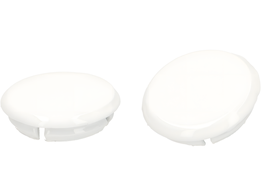 Abdeckkappen-Set Moto Nostra Spiegellöcher für Bianco Innocente (544) für Vespa GTS 125 Keyless, GTS 300 HPE Keyless