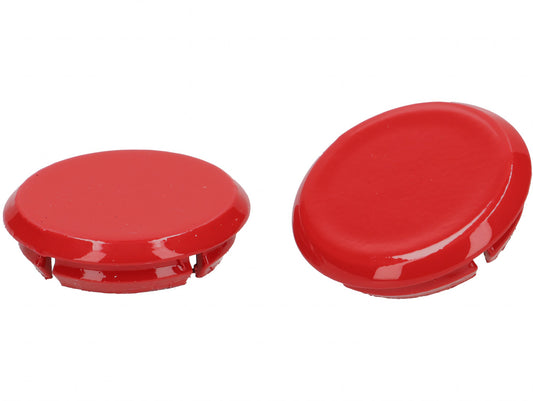 Abdeckkappen-Set Moto Nostra Spiegellöcher für Rosso Coraggioso (894) für Vespa GTS 125 Keyless, GTS 300 HPE Keyless
