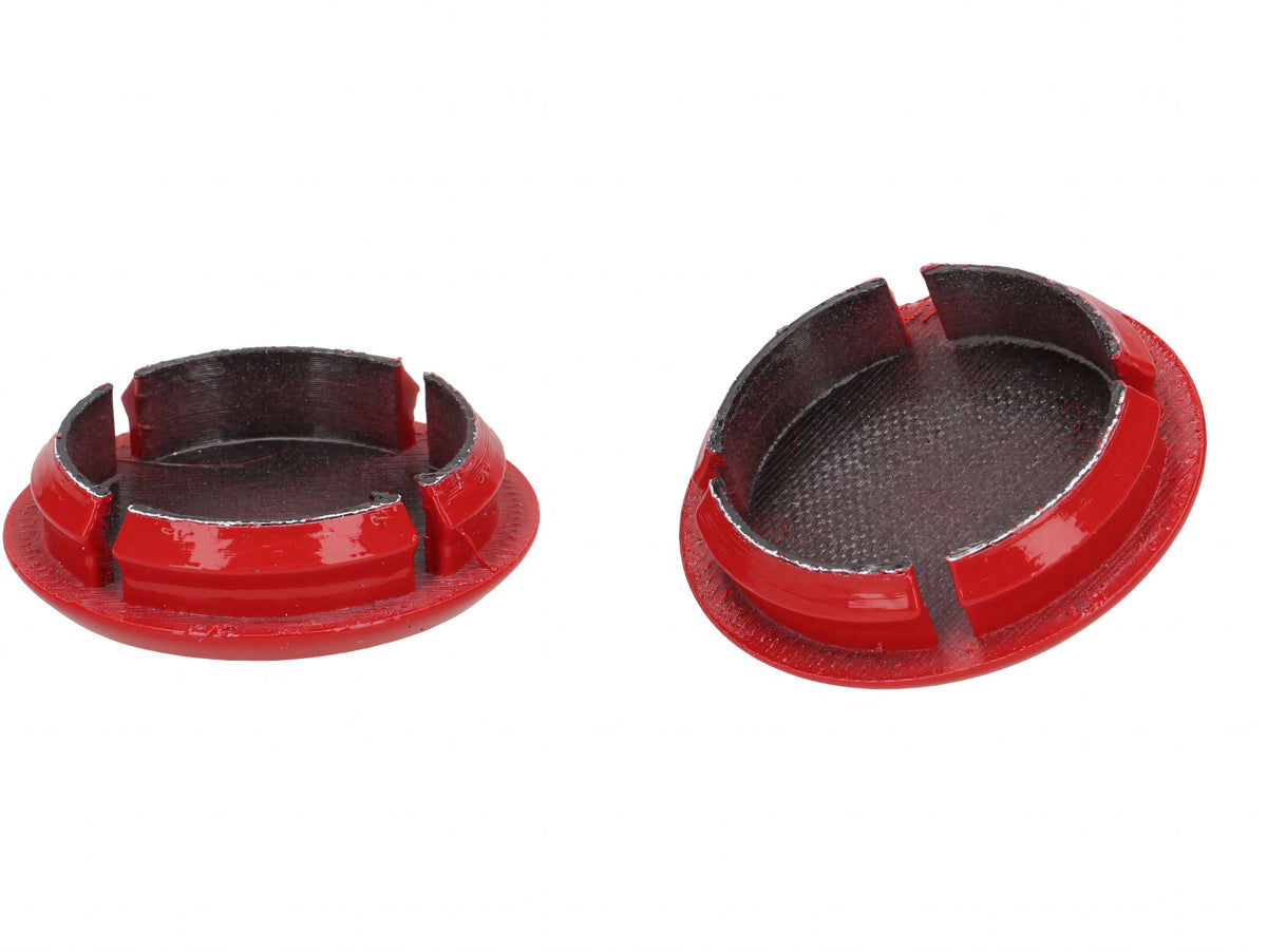 Abdeckkappen-Set Moto Nostra Spiegellöcher für Rosso Coraggioso (894) für Vespa GTS 125 Keyless, GTS 300 HPE Keyless
