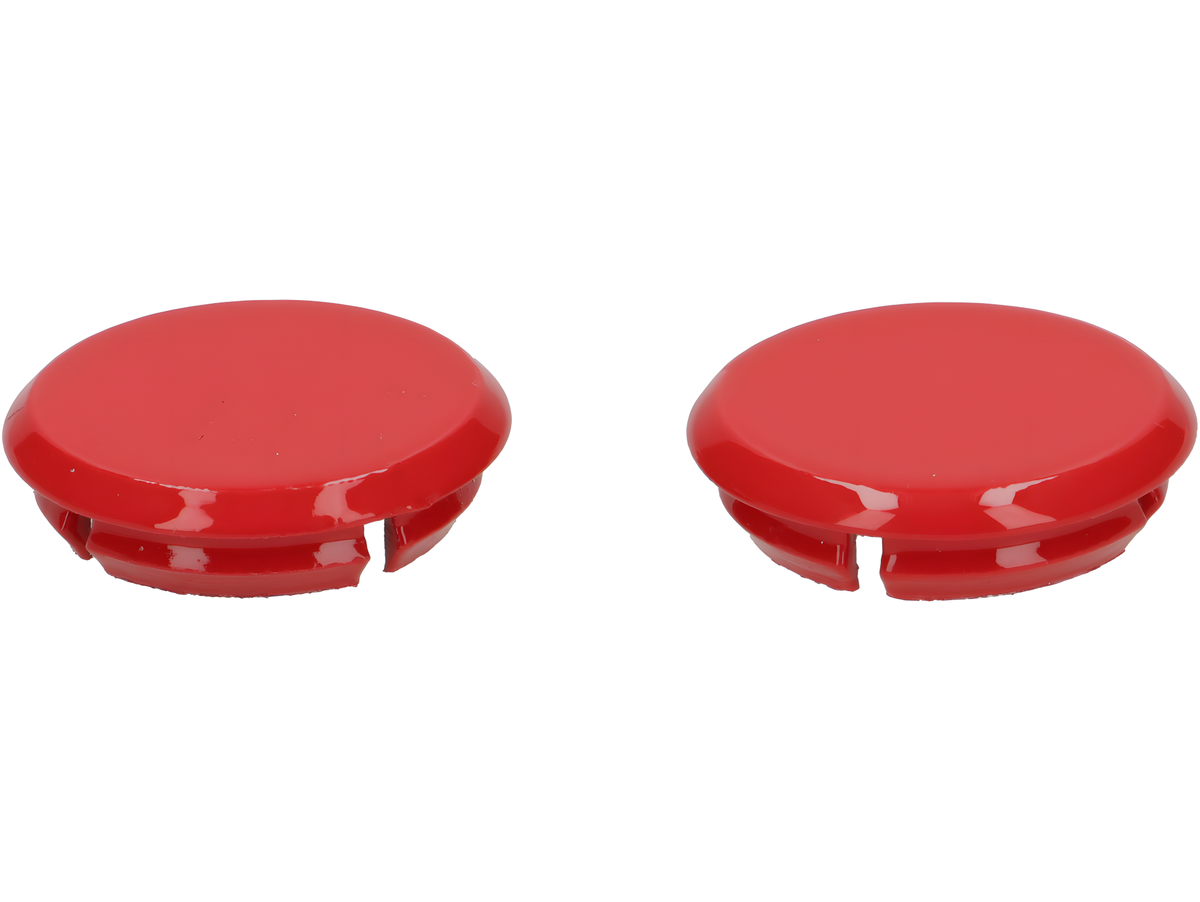 Abdeckkappen-Set Moto Nostra Spiegellöcher für Rosso Coraggioso (894) für Vespa GTS 125 Keyless, GTS 300 HPE Keyless
