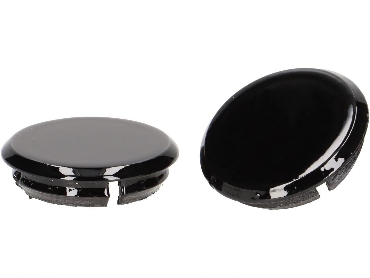 Abdeckkappen-Set Moto Nostra Spiegellöcher für Nero Deciso (94) für Vespa GTS 125 Keyless, GTS 300 HPE Keyless